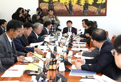 13일 오전 국회에서 열린 예산결산특별위원회 예산심사소위원회에서 서삼석 위원장이 발언하고 있다. 사진=박은숙 기자