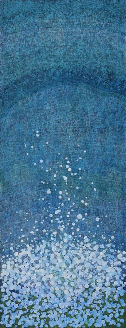 스며들다: 160×60cm Acrylic on canvas 2025