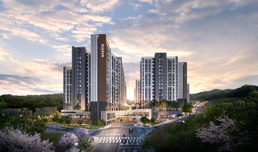 대전 문화공원 수자인 투시도. 사진=BS한양 제공