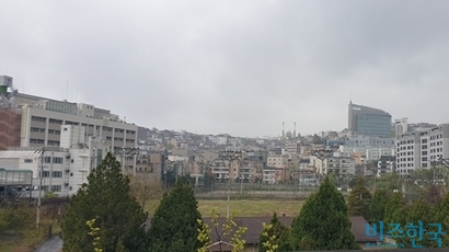서울 용산구 한남근린공원 조성사업이 25일 최종 무산된 것으로 비즈한국 취재 결과 확인됐다. 사진=비즈한국DB