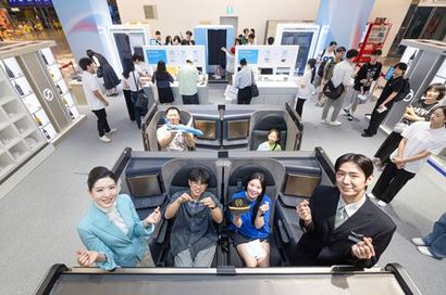 대한항공은 신규 CI를 콘셉트로 한 고객 참여형 팝업스토어 ‘BRAND NEW KE : in Seoul’을 13일까지 운영한다. 사진=대한항공 제공