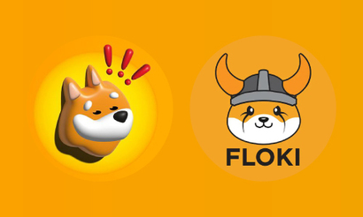 최근 일주일간 가상자산 상승률 1, 2위는 봉크(BONK)와 플로키(FLOKI)가 차지했다(왼쪽부터). 사진=각 사 홈페이지
