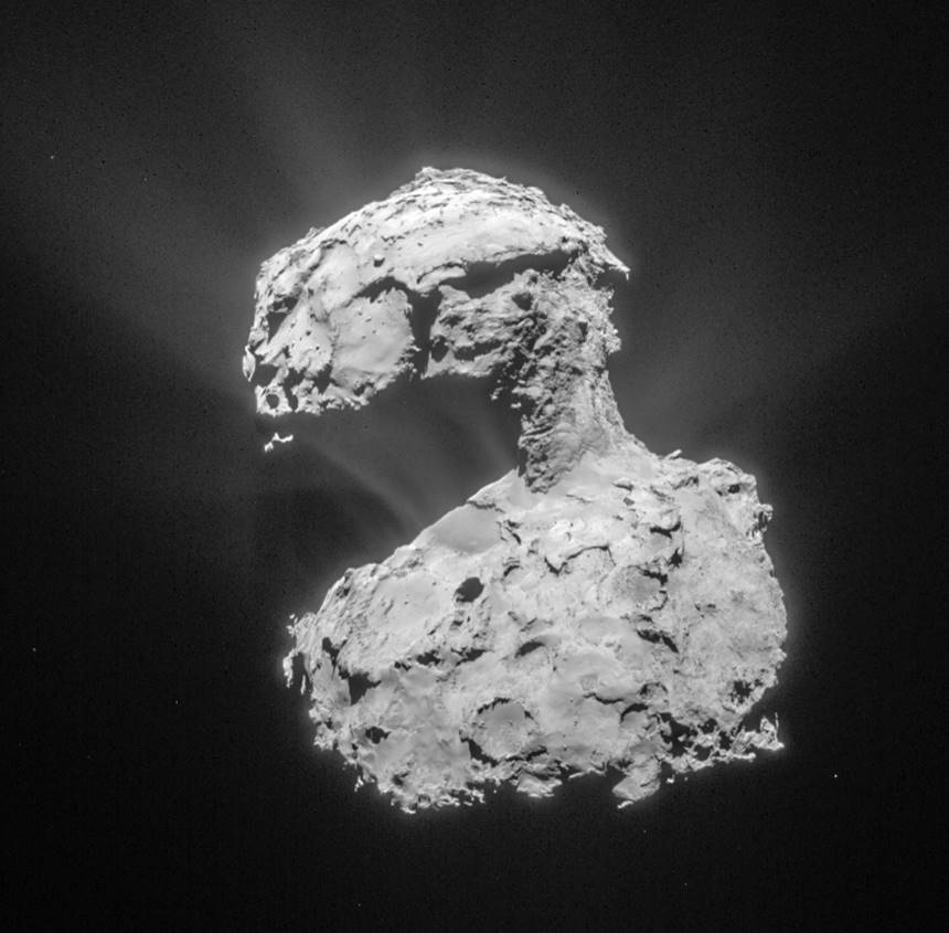 로제타 미션이 방문했던 67P 혜성. 사진=ESA/Rosetta/NAVCAM