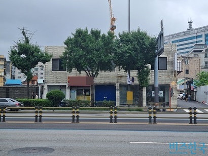 한일자산관리앤투자가 보유한 서울시 용산구 삼각지역 인근 부동산. 사진=박형민 기자