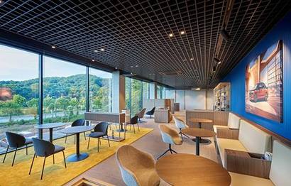BMW 청주 서비스센터 내부 모습. 사진=삼천리 제공