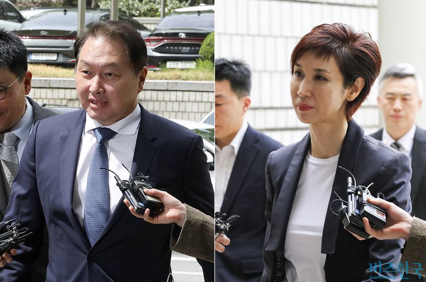 최태원 SK그룹 회장과 노소영 아트센터 나비 관장의 ‘세기의 이혼’ 소송이 이번주 대법원 전원합의체에서 논의될 가능성이 높다. 사진=박정훈 기자