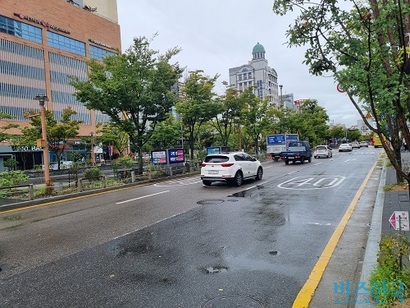 전주역 앞 첫마중길. 사진=박형민 기자