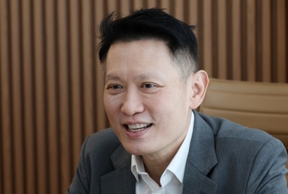 바이낸스는 고파이 사태와 관련한 채무 상환에 힘쓴다는 입장이다. 사진은 리처드 텅 바이낸스 대표가 지난 9월 국내 언론과 인터뷰하는 모습. 사진=연합뉴스