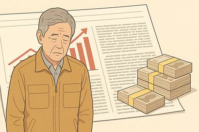 OECD에 따르면 우리나라의 65세 이상 인구 빈곤율은 41.35%로, 통계 자료가 있는 32개 OECD 회원국 중에서 압도적으로 높은 수준이다. 그림=생성형 AI