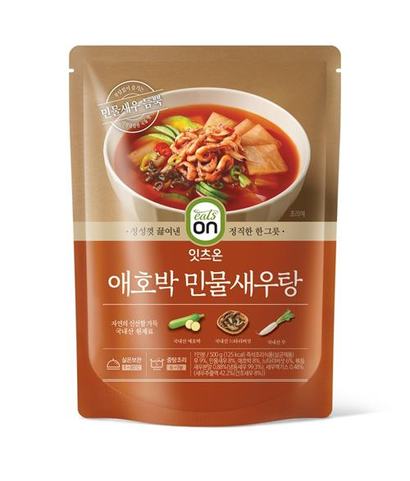 hy가 제철 재료를 활용한 가정식 국탕 신제품 ‘잇츠온 애호박 민물새우탕’을 출시했다. 사진=hy 제공