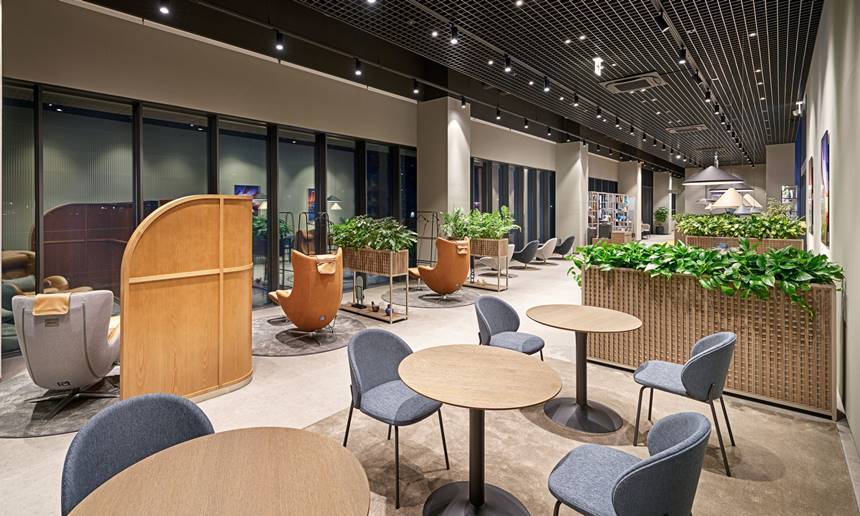 삼천리 모터스 천안 서비스센터의 고객 대기공간. 사진=삼천리 제공