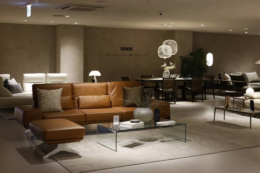 한샘의 수입가구 전문 유통 브랜드 ‘도무스(DOMUS)’. 사진=한샘 제공