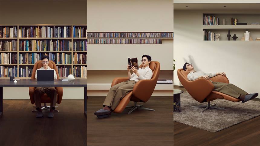 코웨이 비렉스 트리플체어. 사진=코웨이 제공