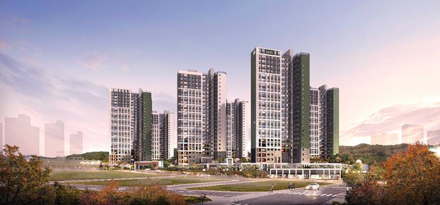 우미건설이 남양뉴타운에 분양가 상한제 아파트 ‘화성 남양뉴타운 우미린 에듀하이’를 선보인다. 화성 남양뉴타운 우미린 에듀하이 투시도. 사진=우미건설 제공