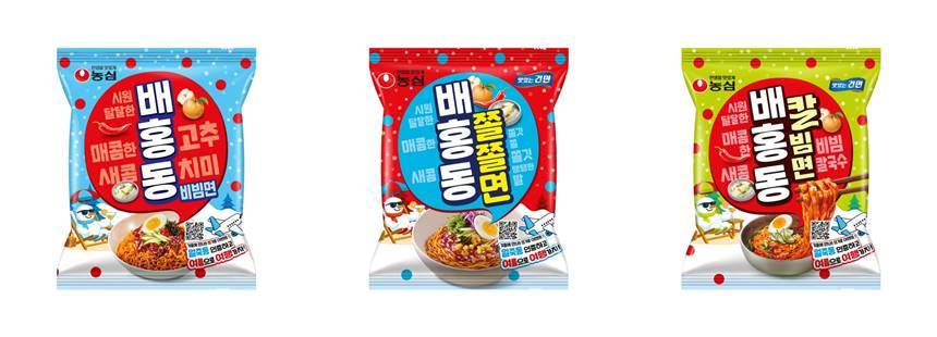 농심이 겨울 시즌을 맞아 비빔면 브랜드 ‘배홍동’의 윈터 프로모션을 실시한다. 사진=농심 제공