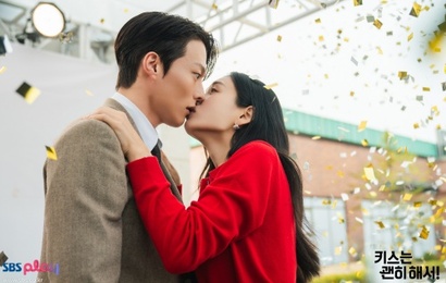 클리셰 범벅인 이 드라마에서 그래도 새로운 건, 남녀 주인공이 통하게 되는 계기가 키스라는 신체적 접촉이란 점? 사진=SBS 제공
