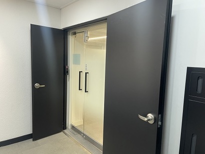 ASQ의 사무실 입구 모습. 큐텐이 인수한 글로벌 커머스 플랫폼 ‘위시(WISH)’ 운영을 위한 법인인 위시코리아와 같은 사무실을 사용 중이다. 사진=박해나 기자