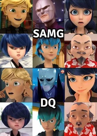 ‘레이디버그’ 제작진 변경 이후 온라인에서 공유된 SAMG–DQ 비교 이미지. 사진=레이디버그 팬사이트