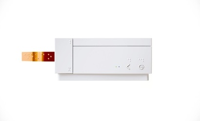 AI 점자 라벨 프린터 네모닉 닷. 망고슬래브는 삼성전자 C랩에서 출발해 분사한 스타트업이다. 사진=망고슬래브 제공