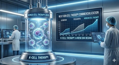 내년 큐로셀, 바이젠셀 등의 국산 세포치료제가 연이어 시장에 선보일 것으로 예상된다. 글로벌 시장에서 존재감이 약한 국산 세포치료제가 국내 상용화를 계기로 글로벌 영역을 확장할 것이라는 기대감이 나온다. 사진=생성형AI