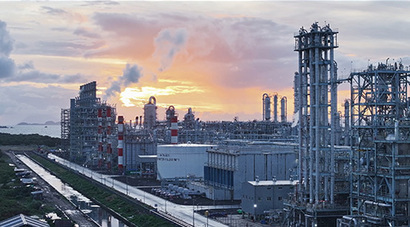 롯데케미칼 인도네시아(LCI) 석유화학단지 전경.