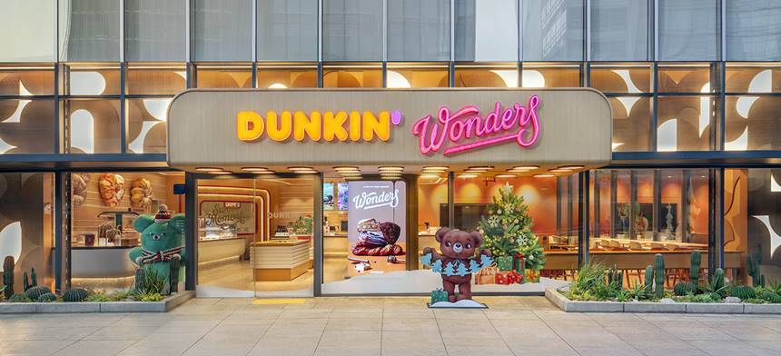 프리미엄 콘셉트로 선보인 던킨 원더스 강남 매장. 사진=SPC 홈페이지