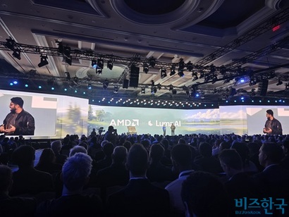 리사 수 CEO는 차세대 인재 육성에 대한 철학을 내비치며 AI 교육에 대한 1.5억 달러 규모 투자를 약속했다. 사진=강은경 기자