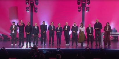 세계 최대 PC 출하량을 자랑하는 레노버는 엔비디아, AMD, 인텔, 마이크로소프트, 퀄컴 등 글로벌 테크 기업의 거물들을 한 자리에 모아, 글로벌 AI 생태계에서 영향력을 과시했다. 사진=레노버 라이브 화면 캡처