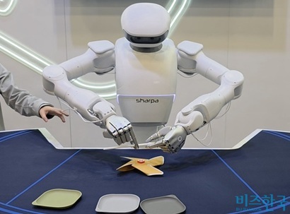 샤르파의 로봇 손 기술 샤르파웨이브는 정교한 작업도 소화가능하다. 사진=강은경 기자