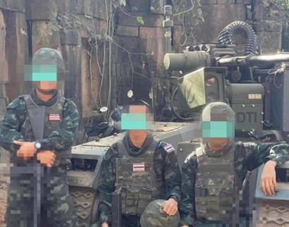 태국 국경분쟁에서 실전 배치된 테미스 국방 로봇. 사진=drone_wars 인스타그램