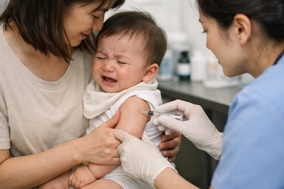 글로벌 제약사 GSK가 영유아용 5가 혼합백신의 국내 공급을 중단하면서 국내 필수예방접종(NIP)용 영유아 혼합백신 시장은 사실상 사노피에 전적으로 의존하는 구조가 됐다. 향후 공급 차질 발생 시 현장 혼란이 커질 수 있다는 우려가 커졌다. 사진=생성형 AI