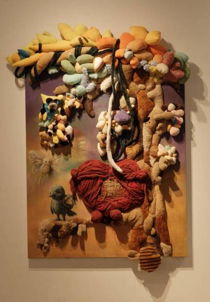 Untitled: 150×207cm Mixed media on canvas 2025