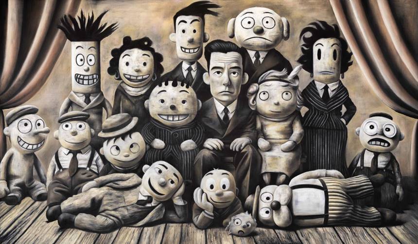 Untitled: 162.2×97.0cm Oil pastel on canvas 2024