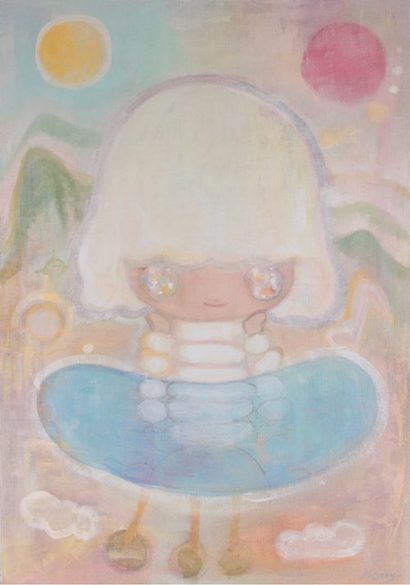 Shangri-La 도원: 116×91cm Acrylics on canvas 2026