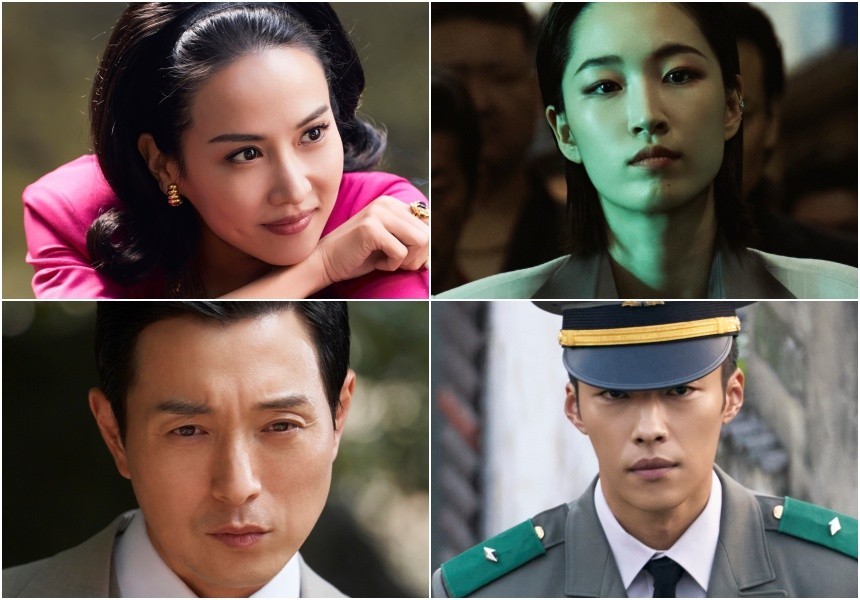 권력자들의 소용돌이 속에서 위험한 욕망을 갈망하는 배금지, 야쿠자 조직에서 정점에 서고자 하는 이케다 유지, 최고 권력자의 옆에서 영원한 권력을 누리려는 천석중, 형과는 다른 길로 권력에 닿고자 하는 백기현 등 ‘메이드 인 코리아’는 여러 인물들의 욕망을 쫓는다. 사진=월트디즈니컴퍼니코리아 제공