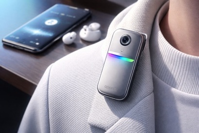 오픈AI가 인공지능에 특화된 하드웨어 ‘기기’를 올해 최대 기대작 가운데 하나로 언급하면서, 인공지능 활용 방식이 PC와 스마트폰 중심에서 웨어러블 기기로 확장될 가능성이 주목받고 있다. 사진은 챗GPT가 만든 오픈AI 기기 상상도. 사진=생성형AI