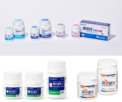 HK이노엔의 케이캡을 시작으로 대웅제약의 펙수클루, 온코닉테라퓨틱스의 자큐보까지 위식도역류질환에서만 최근 5년새 국산 신약 3종이 나왔다. 사진=각사