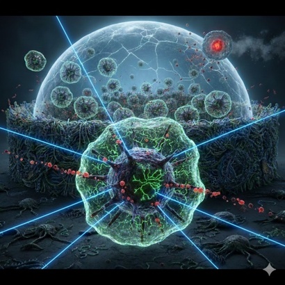 오스코텍과 현대ADM바이오가 발상을 전환해 항암제 자체의 효능 강화보다 내성 극복에 도전한다. 사진=생성형AI