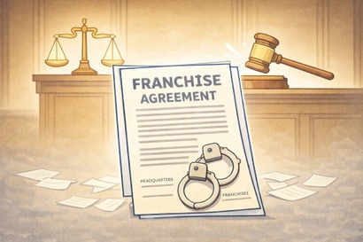 창업 시장에서 프랜차이즈 비중이 커지면서 가맹사업과 관련한 법적 이슈도 관심을 모으고 있다. 사진=생성형 AI