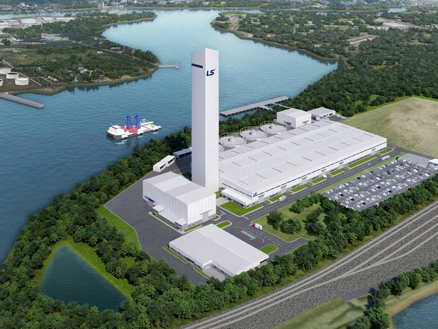 LS전선 미국 자회사 LS그린링크의 미국 버지니아주 공장 조감도. 사진=LS그룹 제공