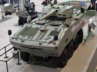 ST엔지니어링의 신형 테렉스 장갑차. 사진=김민석 제공