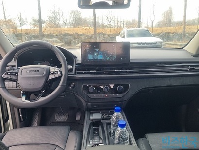 무쏘 내부. 사진=박형민 기자