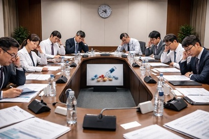 최근 식품의약품안전처 중앙약사심의위원회 회의록을 통해 국내 제약사 A 사가 개발한 유전자재조합 히알루로니다제가 주사 부위 피부 변색 등 안전성 우려로 품목허가를 받지 못한 사실이 뒤늦게 확인돼 화제다. 사진=생성형 AI