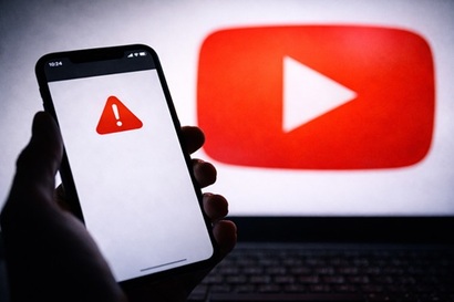 18일 오전 발생한 유튜브 글로벌 접속 장애는 약 1시간가량 이어지며 한국을 포함한 전 세계 이용자들의 서비스 이용이 한때 중단됐다. 사진=생성형AI