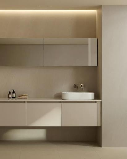 한샘 ‘이지바스5’는 주로 강마루 시공 등에 사용되어 검증된 ‘T&G(Tongue& Groove) 결합 방식’을 욕실 환경에 맞춰 응용한 ‘사선 엣지 결합’ 공법을 도입했다. 사진=한샘 제공