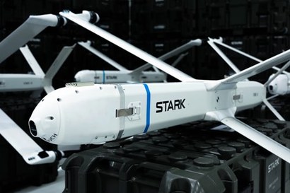 스타크의 수직이착륙(VTOL) 공격형 드론 ‘비르투스(Virtus)’. 표적 탐지와 정찰, 타격을 동시에 수행한다. 사진=stark-defence.com