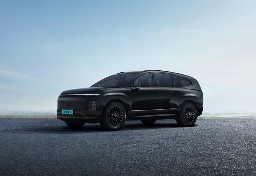 2027 아이오닉 9 외장(캘리그래피 트림 블랙잉크 패키지). 사진=현대자동차 제공