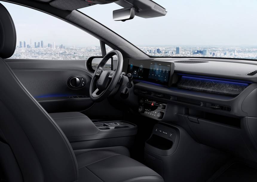 2027 아이오닉 9 내장(캘리그래피 트림 블랙잉크 패키지). 사진=현대자동차 제공