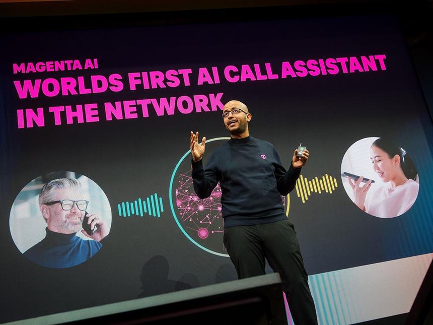 통화 AI 어시스턴트를 소개하는 도이치텔레콤. 사진=Deutsche Telekom