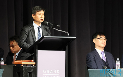 2025년 1월 23일 오후 서울 용산구 그랜드하얏트 서울에서 열린 고려아연 임시주주총회 모습. 사진=임준선 기자